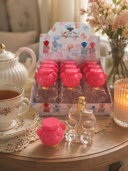 عطر اطفال دب زهري للتوزيعات